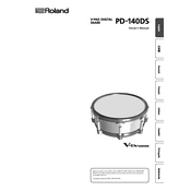 Roland PD-140DS manual cover