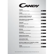 Candy FXE649VNX manual cover