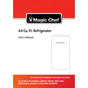 Magic Chef HMCR440BE Refrigerator manual cover