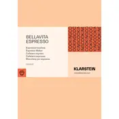 Klarstein BELLAVITA ESPRESSO 10033137 Maker manual cover