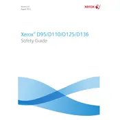 Xerox D95 Printer manual cover