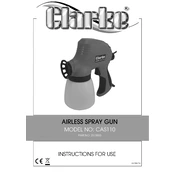 Clarke 2310050 CAS110 Airlesss Spray Gun manual cover