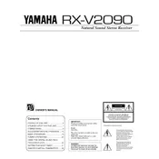 Yamaha RX-V2090 Receiver manual cover