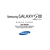 Samsung Galaxy S III T-Mobile SGH-T999MBATMB Phone manual cover