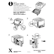 Xerox Phaser 3400 Network Interface Card Kit Printer manual cover