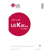 LG K20 Plus LG-TP260 T-Mobile Phone manual cover