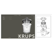 Krups ZX720K40 Juicer manual cover