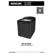 Sencor SIM 3000BK Ice Maker manual cover