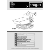 Scheppach DP4000 5908805903 Dumper manual cover