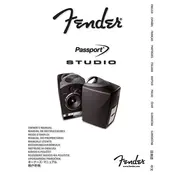 Fender Passport Studio 0694500000 120V 60Hz Speaker manual cover