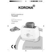 Korona 21401 Toaster manual cover