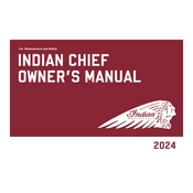 Indian Chief Bobber Dark Horse 2024 Motorcycle manual cover