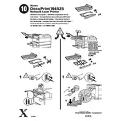 Xerox DocuPrint N4525 200 Sheet Face-up Bin Printer manual cover