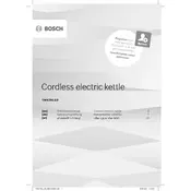 Bosch TWK7503GB Kettle manual cover