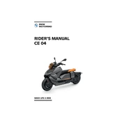 BMW CE 04 2023 Scooter manual cover