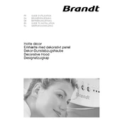 Brandt AD920M Hood manual cover