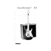 Peavey Axcelerator AX Guitar manual cover