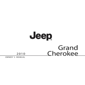 Jeep Grand Cherokee 2010 SUV manual cover