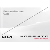 Kia Sorento Hybrid 2023 SUV manual cover