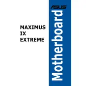 ASUS ROG MAXIMUS IX EXTREME Motherboard manual cover