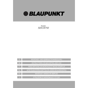 Blaupunkt 5DX18750 manual cover