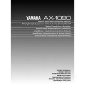 Yamaha AX-1090 Amplifier manual cover