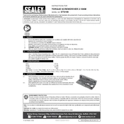 Sealey STS100 Screwdriver manual cover