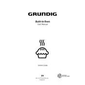 Grundig GEBM12300 Oven manual cover