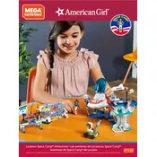 Mega Construx Mattel American Girl Luciana Space Camp FTY39 Construction Set manual cover