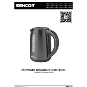 Sencor SWK 7700GG Kettle manual cover