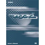 Yamaha DJX PSR-D1 Keyboard manual cover