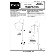 Toro Lantern Path Light 52611 Light Kit manual cover