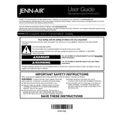 JennAir Euro-Style JMV8208CS Microwave manual cover