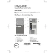 Dell OptiPlex 3010 Desktop manual cover