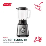 Dash DQB150 Quest Blender manual cover