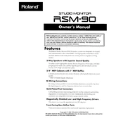 Roland RSM-90 manual cover