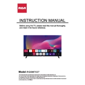 RCA RQS7027 TV manual cover