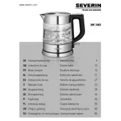 Severin WK 3468 Kettle manual cover