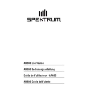 Spektrum SPMAR600 Receiver manual cover