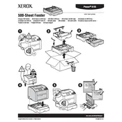 Xerox Phaser 6120 500-Sheet Feeder Printer manual cover