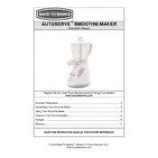 Back To Basics L5713A SR1000 Smoothie Maker manual cover