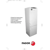 Fagor FT674X Refrigerator manual cover