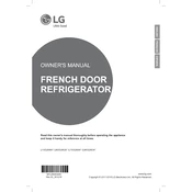 LG LMXS28636S Refrigerator manual cover