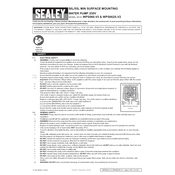 Sealey WPS060.V3 Pump manual cover