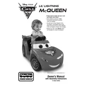 Power Wheels Mattel Lil Lightning McQueen W2603 Toy manual cover