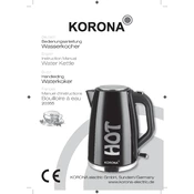 Korona 20355 Kettle manual cover