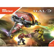 Mega Construx Mattel Halo Banished Banshee Brawl FMM90 Construction Set manual cover