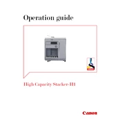 Canon PRISMAsync High Capacity Stacker-H1 manual cover