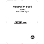 Hoover HHD 780X-80 manual cover