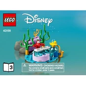 LEGO The Little Mermaid 43191-3 Construction Set manual cover